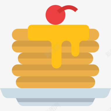 煎饼锅薄煎饼早餐30平的图标图标
