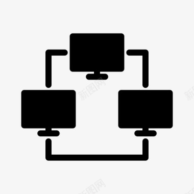 人员关系团队合作连接链接图标图标