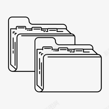 副本双文件夹副本文档图标图标