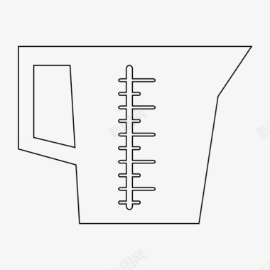 厨房量杯量杯罐子壶图标图标