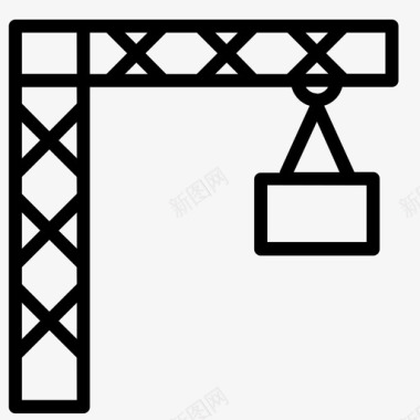 劳动标志货物建筑劳动图标图标