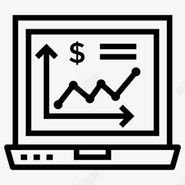 信息创意图表财务数据分析数据分析财务图表图标图标