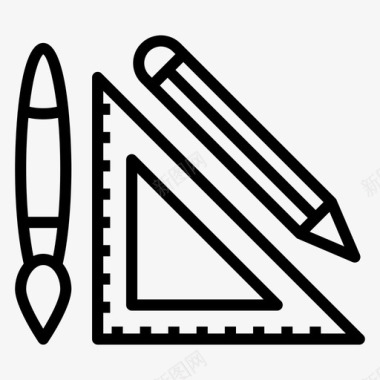 文具建筑绘图工具绘图工具图标图标