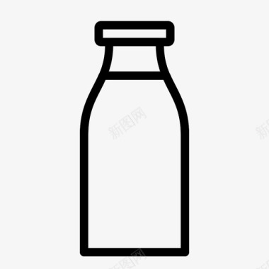 饮料瓶牛奶奶瓶饮料图标图标