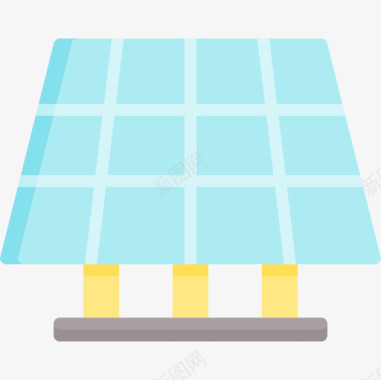 太阳光束太阳能电池板智能农场16平板图标图标