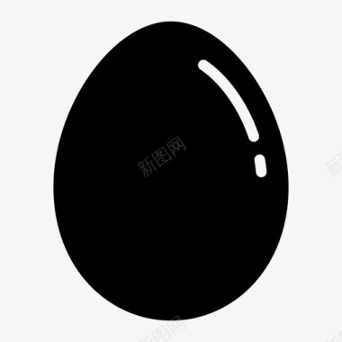 彩绘鸡蛋鸡蛋过敏原烹饪图标图标