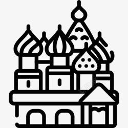 莱赛尔图标俄罗斯圣巴赛尔大教堂图标高清图片