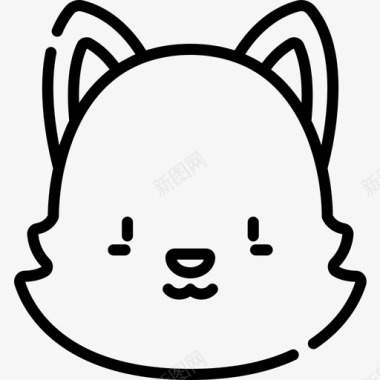 狗的背景Schipperke狗5直系图标图标