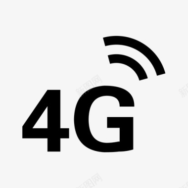 4G流量4g图标