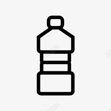 饮料瓶水瓶瓶装饮料饮用水图标图标