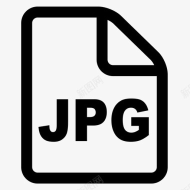 JPG格式文件文档格式图标图标