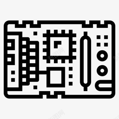 主板cpu电子图标图标