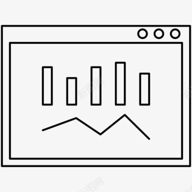 分析搜索引擎优化股票图标图标