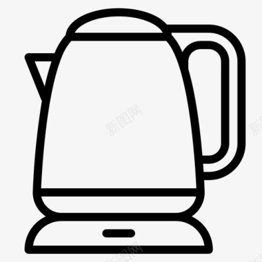 水壶厨房电器家用图标图标