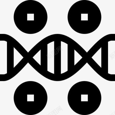 矢量工程运土车基因生物工程4填充图标图标