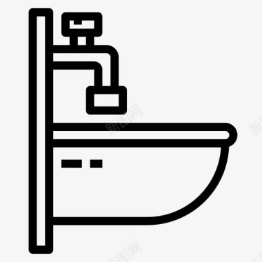 房子水槽电器装饰图标图标