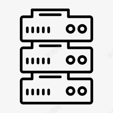 大数据网站大数据网站服务器和托管概述图标图标