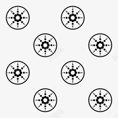 三只画笔图案画笔填充图标图标