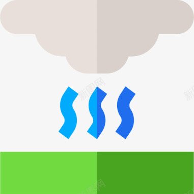 能源效应温室效应自然灾害19平坦图标图标