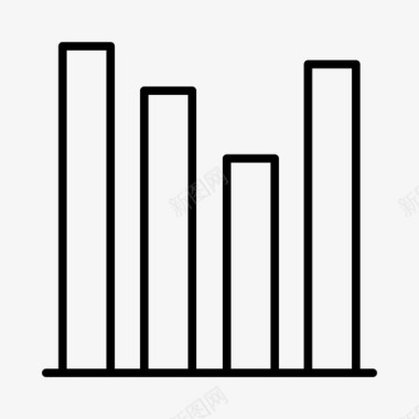 客户发信息图表条形图呼叫中心图标图标