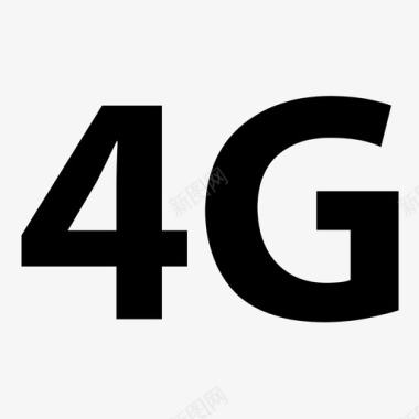 4G流量4g图标