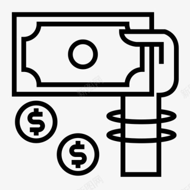 权利刻章收入金钱利润图标图标