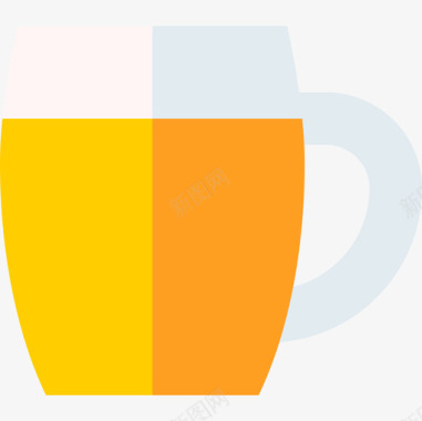 啤酒杯啤酒杯啤酒41平的图标图标
