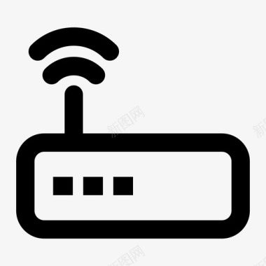 wifi互联网路由器互联网调制解调器图标图标