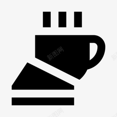 早餐咖啡甜点图标图标