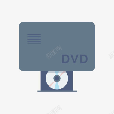 DVD播放机Dvd播放机家用设备和电器5扁平图标图标