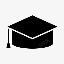 学生通行帽子毕业通行证学生图标高清图片