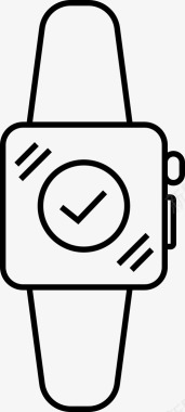 苹果手表iwatch智能图标图标