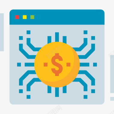 儿童教育网页4网页数字货币4扁平图标图标