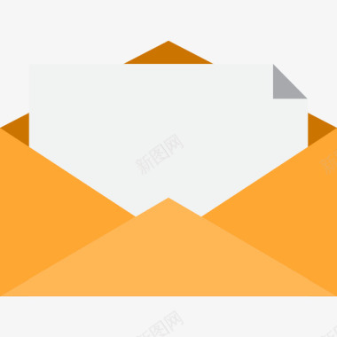 电子邮件电子邮件17号文件扁平图标图标