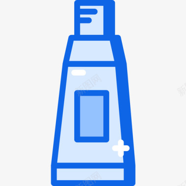 牙膏牙科13蓝色图标图标