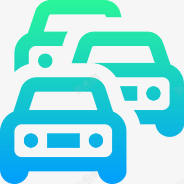 公共交通标识交通堵塞公共交通8坡度图标图标