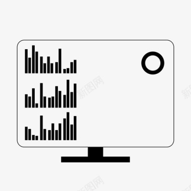 布局柱分析图表数据分析图标图标