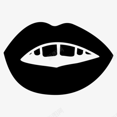 唇膏女性嘴唇人唇图标图标