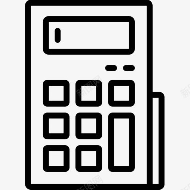 收据计算器会计预算图标图标