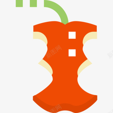 苹果蔬菜和水果2扁平图标图标