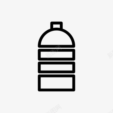 瓶装水饮料玻璃瓶图标图标