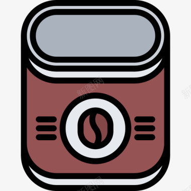 速溶咖啡咖啡71彩色图标图标