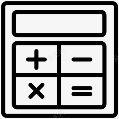计算器数字计算编号图标图标
