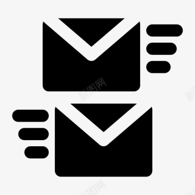 发送邮件发送邮件文档消息图标图标