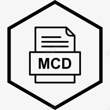 各种格式的文件mcd文件文件文件类型格式图标图标