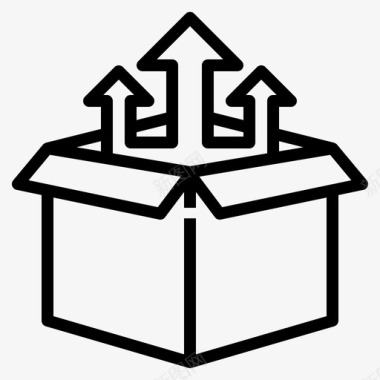 礼物包装飘带盒子礼物包装图标图标