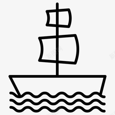 大帆船海盗55直系图标图标