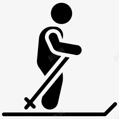 练武术的男子男子滑雪花样滑雪奥运会比赛图标图标