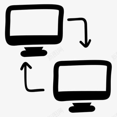 icon交换数据传输数据交换数据共享图标图标