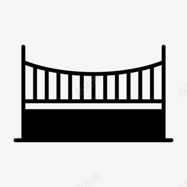 桥梁桥梁施工栈桥图标图标